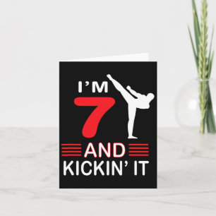 Birthday Gift Martial Arts Gift Boys Girls 2  Card