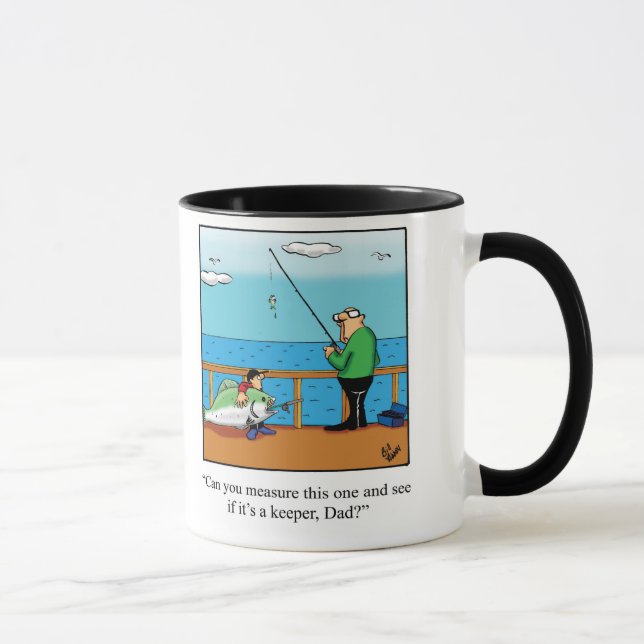 Birthday Gift Mug For Fishermen (Right)