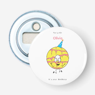 Birthday gift, party on, party cookie, fun bottle opener
