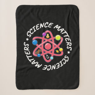 Birthday Gift   Proud Science Matters Sherpa Blanket