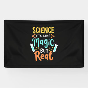 Birthday Gift Science It Is Like Magic Banner
