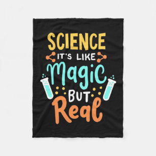 Birthday Gift   Science It Is Like Magic Fleece Blanket