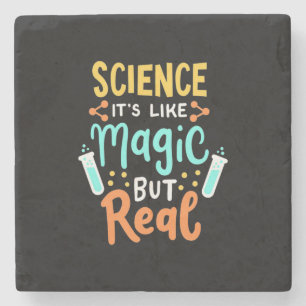 Birthday Gift   Science It Is Like Magic Stone Coaster