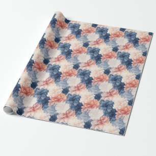 Birthday Gift Seamless Floral Wrapping Paper
