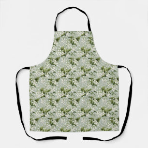 Birthday Gift   Seamless Lily of the Valley Flower Apron