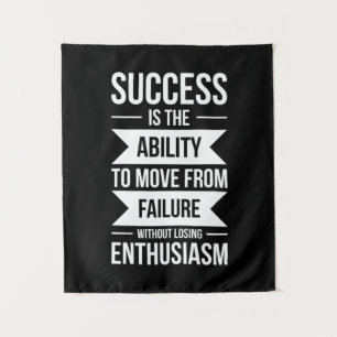 Birthday Gift Success Is The Ability To Move Tapestry
