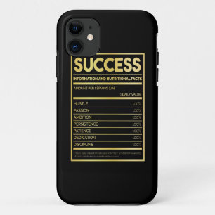 Birthday Gift Success Nutritional Facts iPhone 11 Case