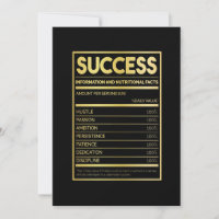 Birthday Gift Success Nutritional Facts