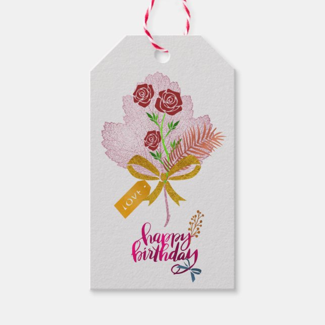 Birthday Gift tag (Front)