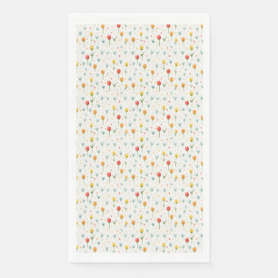 Birthday Gift The Earth Laughs In Flowers Napkin