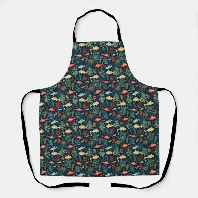 Birthday Gift | The Ocean Doesn’t Rush Apron (Front)