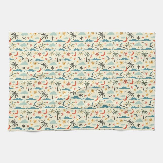 Birthday Gift | The Ocean Is A Central Image Tea Towel (Horizontal)