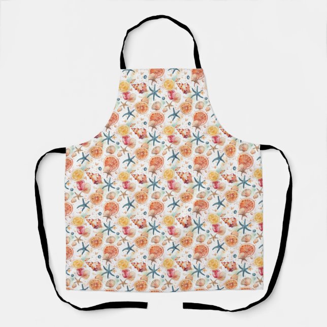 Birthday Gift | The Sea Casts Its Spell Forever Apron (Front)