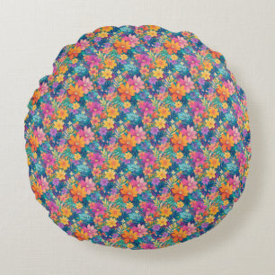 Birthday Gift The Sea Is A Desert Of Waves Round Cushion