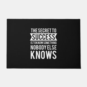 Birthday Gift The Secret To Success Doormat