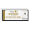 Birthday Gift Ticket Surprise Boarding Pass Card