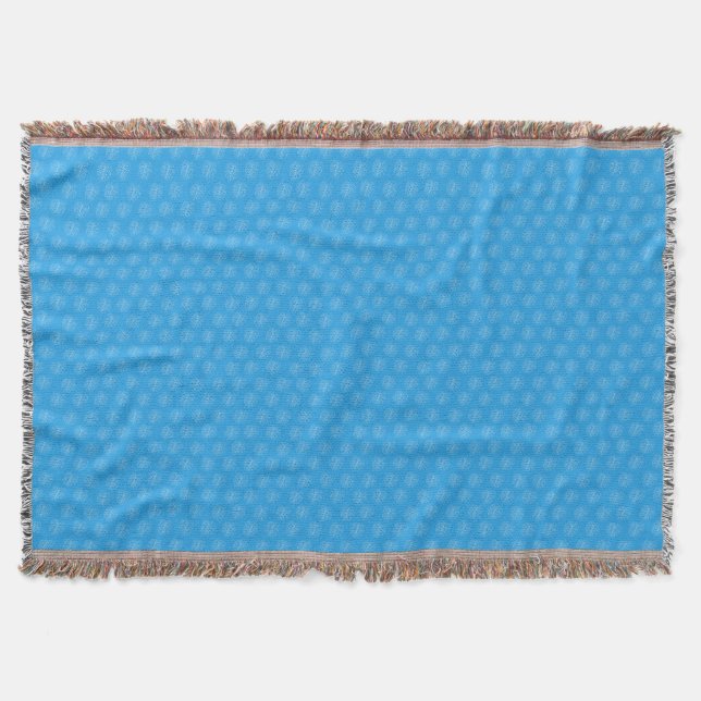 Birthday Gift | Tropical Is A State Of Mind Throw Blanket (Front)