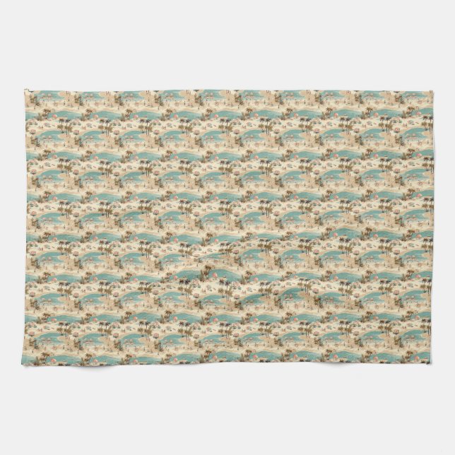 Birthday Gift | Tropical Sunshine Warms The Soul Tea Towel (Horizontal)