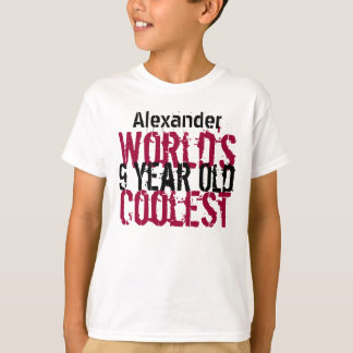 Birthday Gift World's Coolest 9 Nine Year Old G212 T-Shirt