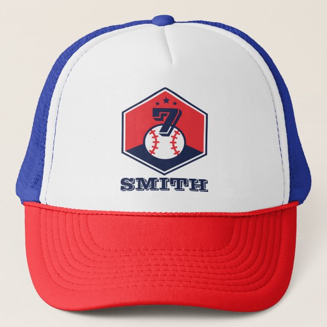 Birthday Gifts for Baseball Lovers Trucker Hat (Front)