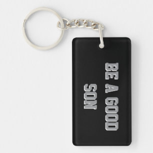 Birthday Gifts for son keychain black & red