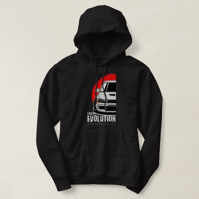 Birthday Gifts Lancer Evolution Side Hoodie (Design Front)