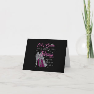 Birthday Gifts   Queen Was Born In February Card