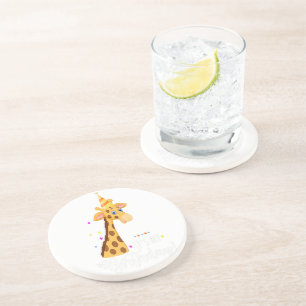 Birthday Giraffe Stone Coaster Lover Stone Coaste