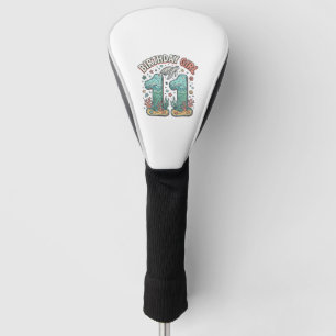 Birthday Girl 11 Sea Turtle Ocean Party Design_1 Golf Head Cover