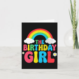 Birthday Girl 2nd 3rd 4th 5th 6th 7th 8th 9th Girl Card
