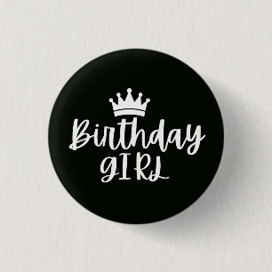 Birthday Girl 3 Cm Round Badge