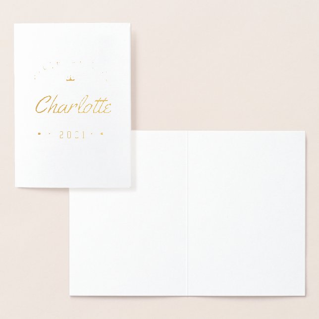 Birthday Girl Aged To Perfection Elegant Foil Card (Display)