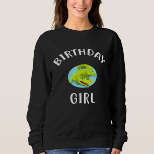 Birthday Girl Alligator Alligator Birthday Sweatshirt