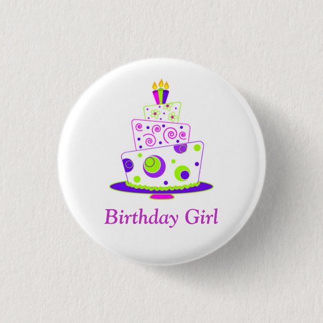 Birthday Girl Badge (Front)