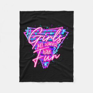 Birthday Girl Birthday Party Girls Just Wanna Have Fleece Blanket