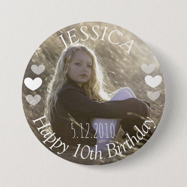 Birthday Girl Button (Front)