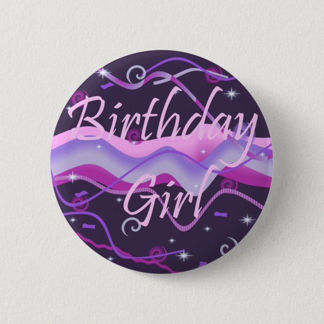 Birthday Girl Button (Front)