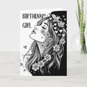Birthday Girl card