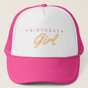 Birthday Girl Design Trucker Hat
