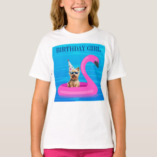 Birthday Girl Dog Floatie T-Shirt