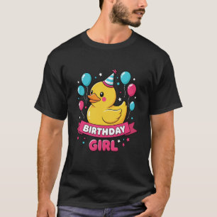 Birthday Girl Duck Party Duckling T-Shirt