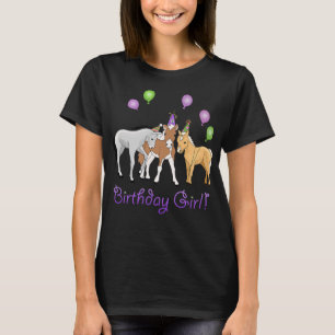 Birthday Girl Horse and Pony Party Gift Premium T- T-Shirt