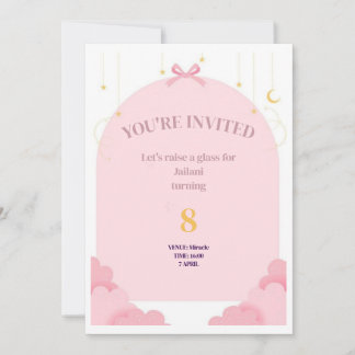 Birthday Girl Invite Card