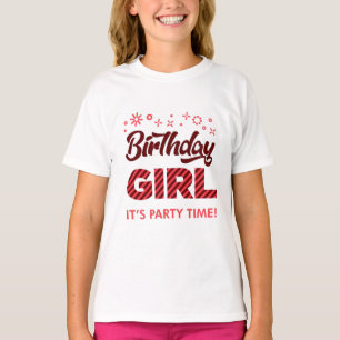 Birthday Girl it's Party Time T-Shirt