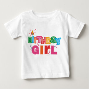 Birthday Girl Letters Baby T-Shirt
