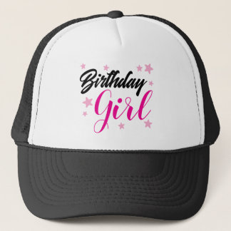 Birthday Girl on a Trucker Hat 
