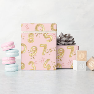 Birthday Girl Pattern Wrapping Paper