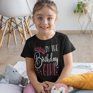 Birthday Girl Personalised Birthday Squad Matching T-Shirt