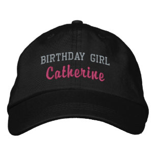Birthday Girl Personalised Cap, Birthday Party Hat