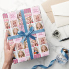 Birthday Girl Photo Collage Template Cute Kids